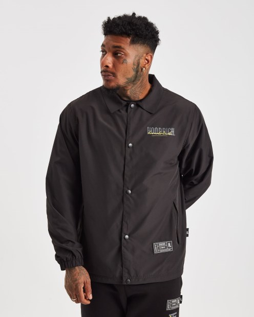 OG Blend Jacket Hoodrich Black/Iron Gate/Yellow